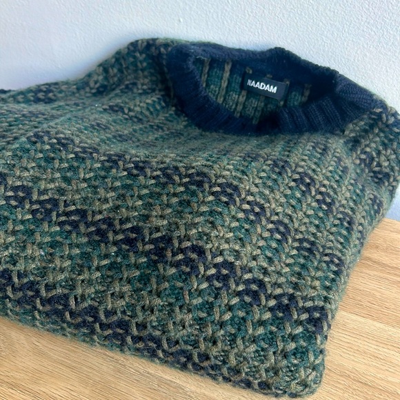 Naadam Merino Cashmere Marled Sweater Medium - Picture 2 of 11